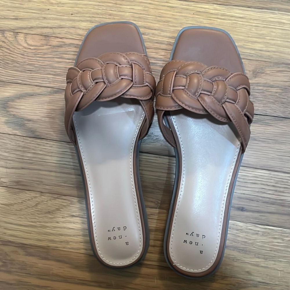 Tan sandals